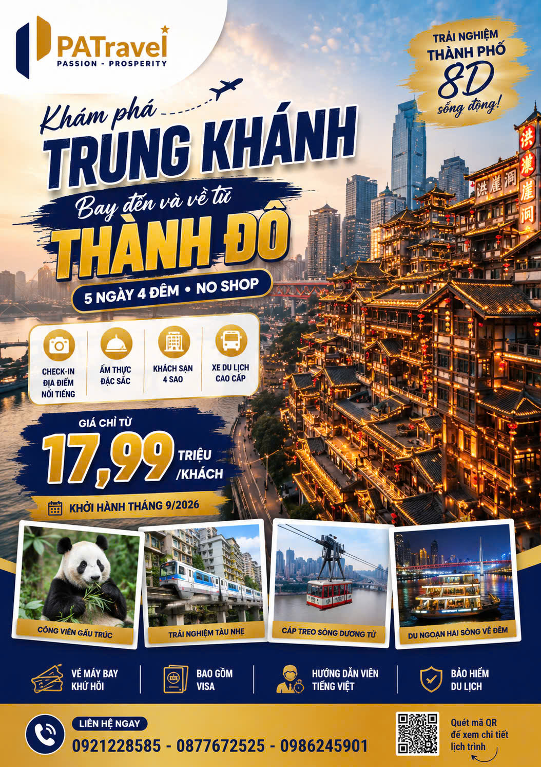 TRÙNG KHÁNH – THÀNH PHỐ 8D KỲ VĨ CỦA TRUNG QUỐC